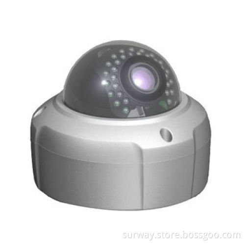 Vandal-proof IR Dome Camera with 1/3-inch Sony DSP Chip, 600TVL, 36 Pieces of Infrared LEDs